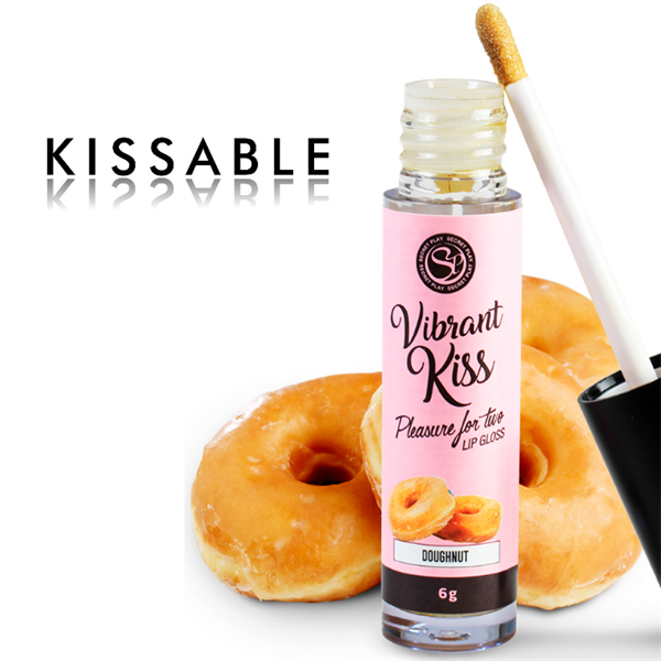 Secretplay - Lip Brillo Vibrante Donut De Beso