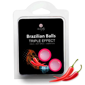 Secretplay Secret Play Set 2 Brazilian Balls Triple Efecto