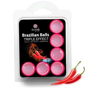 Secretplay Secret Play Set 6 Brazilian Balls Triple Efecto