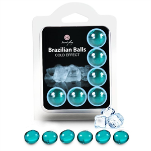 Secretplay Set 6 Brazilian Balls Efecto Frio