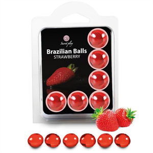 Secretplay Set 6 Brazilian Balls Fresa