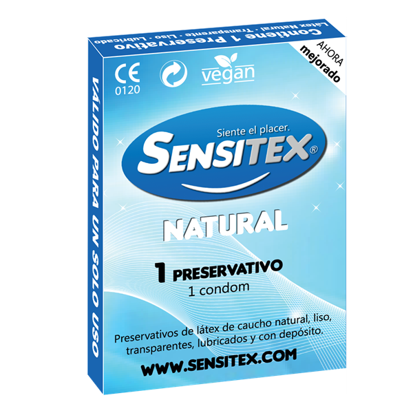 Sensitex Natural - 72 Estuches individuales