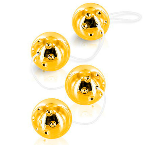 Seven Creations - Duoballs Gold 4 Bolas Estimuladoras