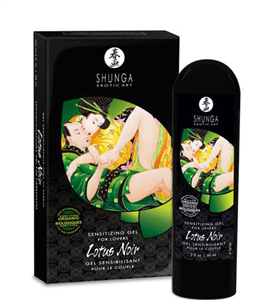 Shunga Gel Bio Estimulante Lotus Noir para Parejas