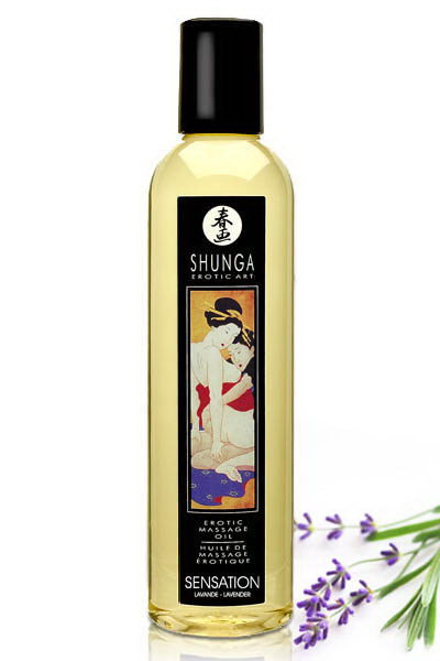 Shunga - Aceite de Masaje Sensation (Lavanda)