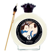 Shunga Chocolate Blanco y Vainilla con Pincel