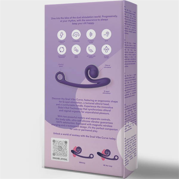 Snail Vibe - Snail Vibe - Vibrador Curve Morado