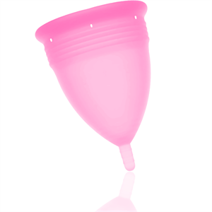 Stercup Copa Menstrual Fda Silicone  Talla L Rosa
