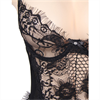 Subblime - Subblime Queen Plus Teddy Diseño Floral Y Flequitos Negro