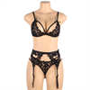 Subblime - Subblime Set Tres Piezas Sujetador + Liguero + Tanga L/Xl