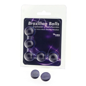 Taloka - Brazilian Balls Gel Excitante Efecto Vibración Eléctrica 5 Bolas