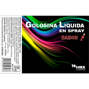 Taloka - Spray Golosina Líquida Cola