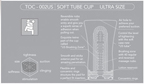 Tenga - Ultra Size Soft Tube Cup