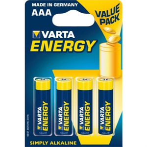 Varta Energy Pila Alcalina Aaa Lr03 Blister*4