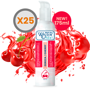 Waterfeel Lubricante Cereza 175 Ml Pack 25 Uds