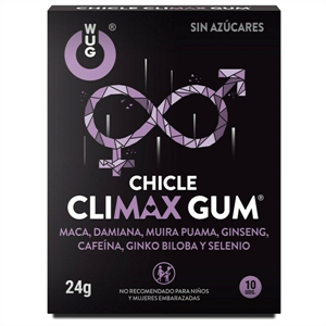 Wug Gum Chicle Climax 10 Uds